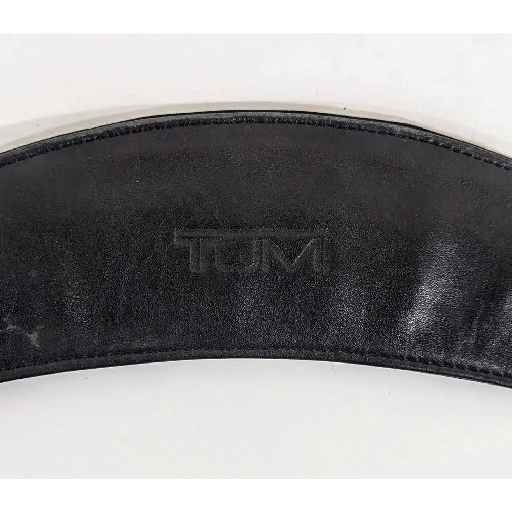 TUMI Alpha Expandable Large Leather Briefcase‎ Laptop Messenger Shoulder Bag